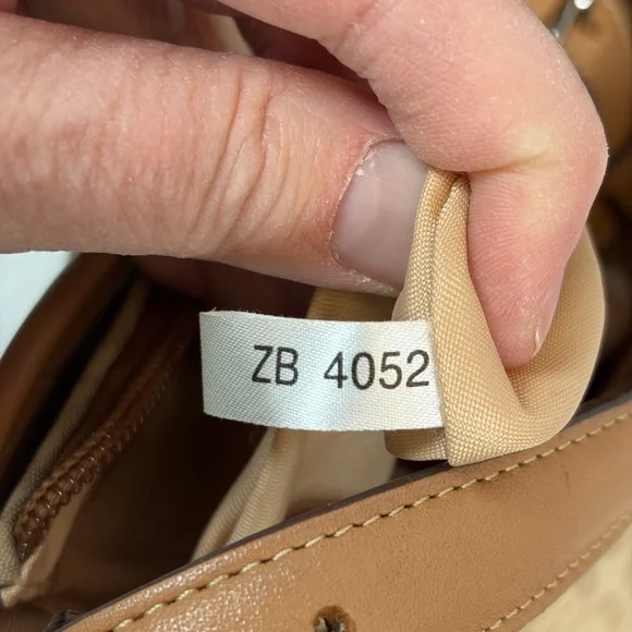 Fossil Monogram Canvas Shoulder Bag Tan Brown Y2K - Picture 5 of 11